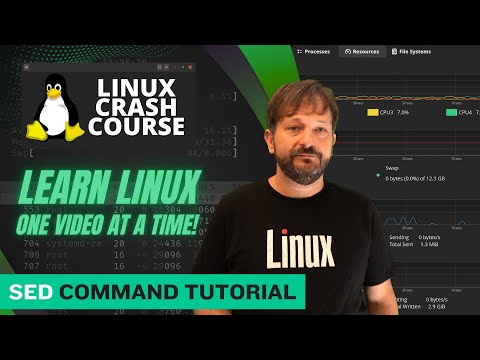 Linux Crash Course - The sed Command