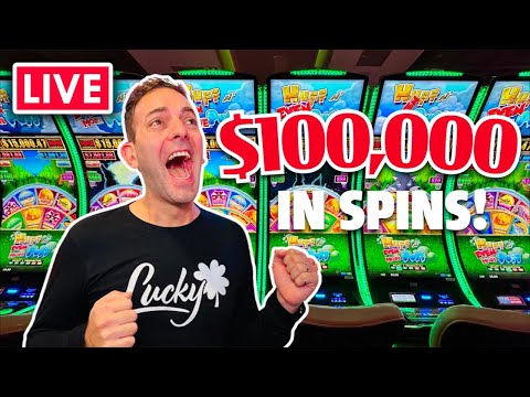 ???? LIVE $100,000 in SPINS on Huff N' EVEN More Puff