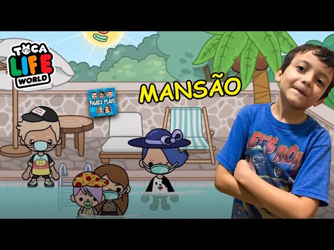 TOUR PELA NOSSA NOVA MANSÃO do Toca Life World!! Rotina de Decoração