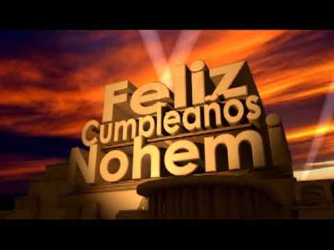 feliz cumpleaños Nohemi