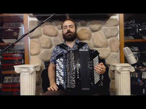How to Play Chromatic Button Accordion B System (Bayan) - Lesson 1 - Major Scales C, Eb, Gb, A
