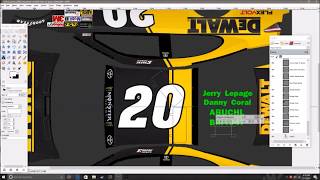 Erik Jones 2018 Dewalt Speed Paint