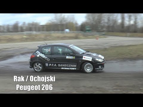 Szombierki Rally Cup 2019 - Runda 1 - Kajetan Rak / Szymon Ochojski - Peugeot 206