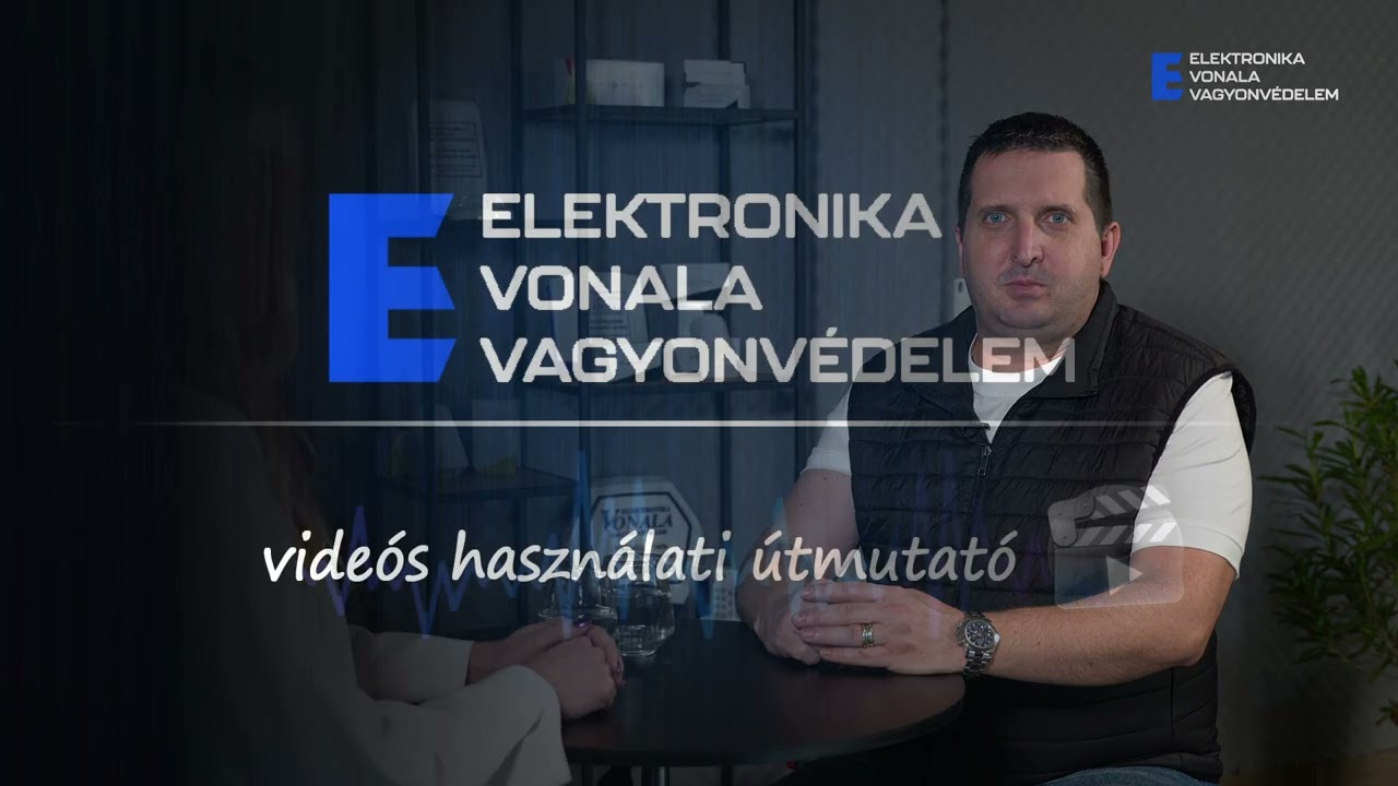 Ajtócsengő funkció  Paradox SP/MG riasztóközponton érintőképernyős kezelőegységgel.