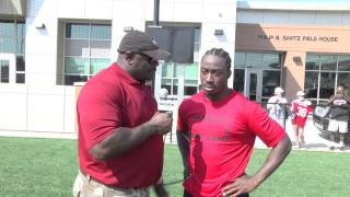 Corey Miller and Marcus Lattimore at his MVP CAMP. (RAW)