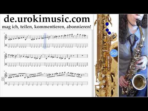Saxophonunterricht Tenor Calvin Harris ft. Rihanna - This Is What You Came For Noten Lernen Teil#1