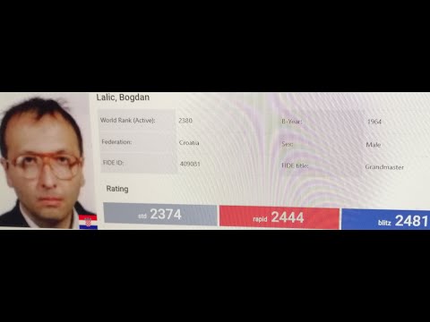 Dodji mi GM velemajstore Bogdan Lalic