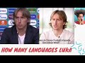 LUKA MODRIC Speaking 3 Different languages