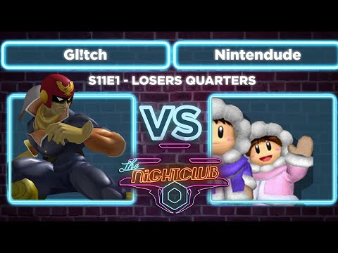 The Nightclub S11E1: Gl!tch vs Nintendude - Losers Quarters SSBM