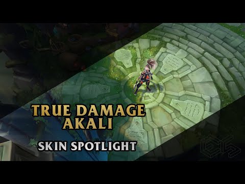 ► True Damage Akali ◀ League of Legends ▂ Skin Spotlight