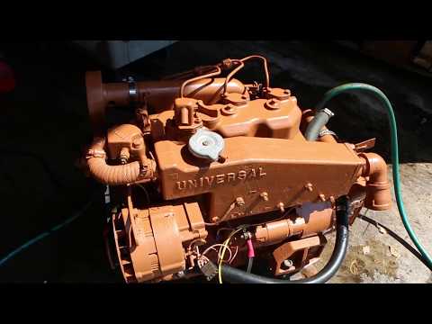 Universal M30 5424 Marine Diesel Engine with Hurth Transmission Gear