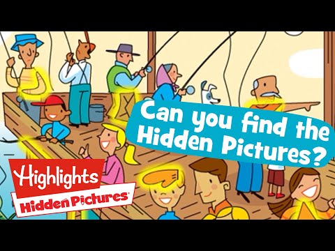 Hidden Pictures Puzzle #1 - 2020 - Can You Find All The Objects?