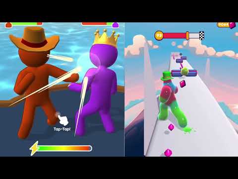 Giant Rush vs Blob Runner 3D iOS gameplay