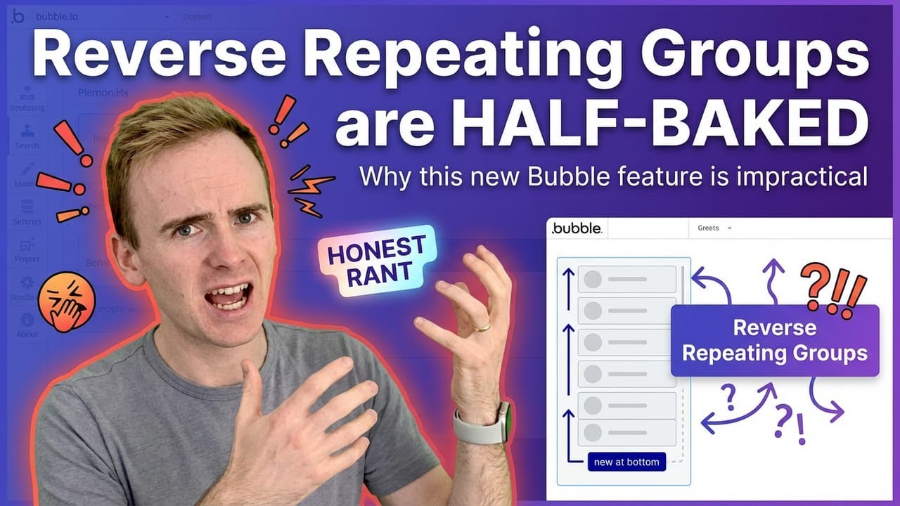 Bubble’s Chat Feature Finally Works (Reverse Scroll), or does it? thumbnail