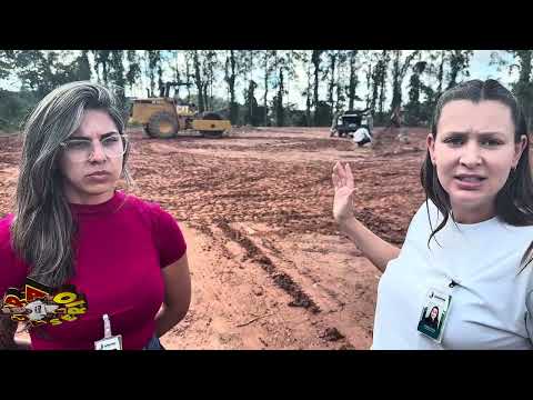 ENGENHEIRAS PAOLA E LAYRA  FALAM SOBRE O INÍCIO DA OBRA DO CÉU NO ANTIGO LIXÃO DE JUQUITIBA