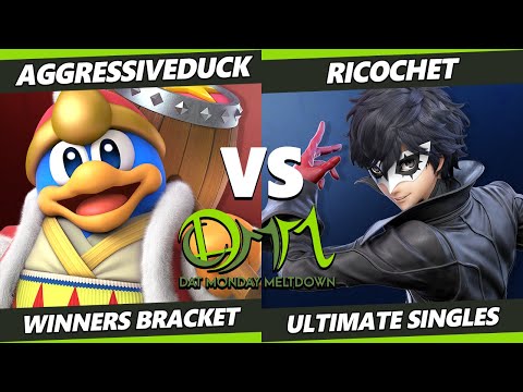 DAT Monday Meltdown 237 - AggressiveDuck (Dedede) Vs. Ricochet (Joker) SSBU Ultimate Tournament