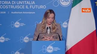 L'intervento di Meloni alla Cna: «Non ha senso comprare energia nucleare prodotta da Nazioni vicine»