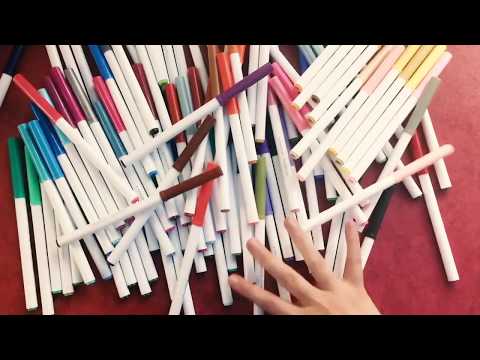 100 STIFTE! Crayola Supertips | Handlettering Test