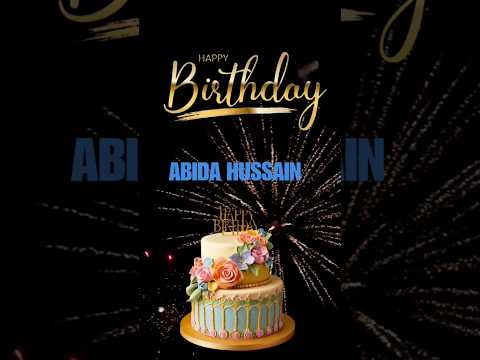 Happy birthday abida Hussain #abidaperveen #happybirthday #happybirthdaywishes #birthday #happy