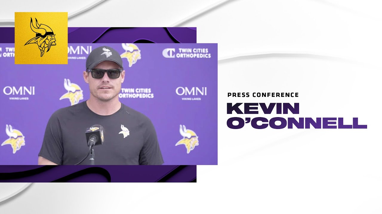 Kevin O'Connell Talks About QB Playing Time & Overall Approach for Preseason Opener vs. Raiders