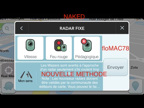 comment regler waze en francais