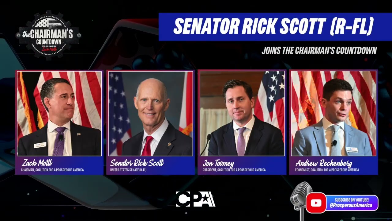Chairman's Countdown: U.S. Senator Rick Scott (R-FL) on America's Dangerous Foreign Drug Dependence