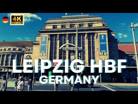 Leipzig Hauptbahnhof | Europe's Largest Railway Station | 🇩🇪 Germany [4K HDR] | Walk Tour