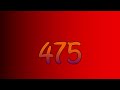 Challenge Countdown From 1000 In 10 Fonts With Gradient Background