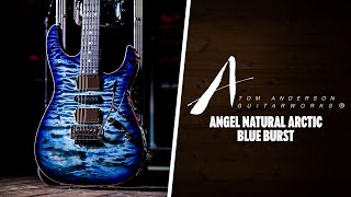 Video thumbnail for Peach Picks | Tom Anderson Angel | Natural Arctic Blue Burst w/Binding by Peach Guitars