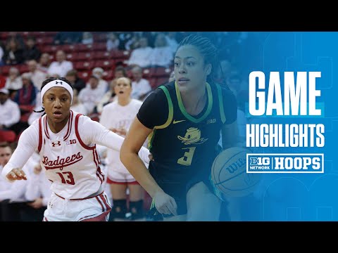 Oregon vs. Wisconsin | HIGHLIGHTS | Big Ten Women's Basketball | 01/18/26