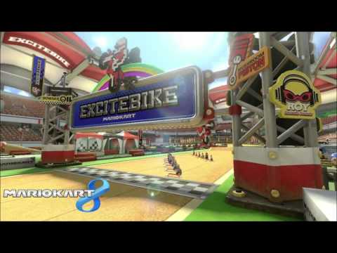 Mario Kart 8: Excitebike Arena Music Extended