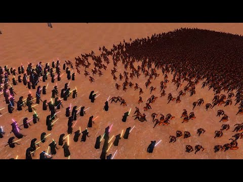 2500 Laser Knight's  vs 7000 Spartan's | Ultimate Epic Battle Simulator |
