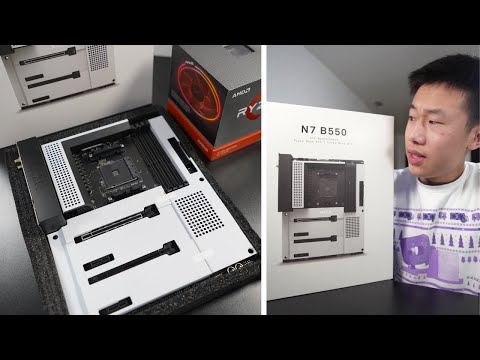 Unboxing the NEW NZXT N7 B550 Motherboard! #Shorts