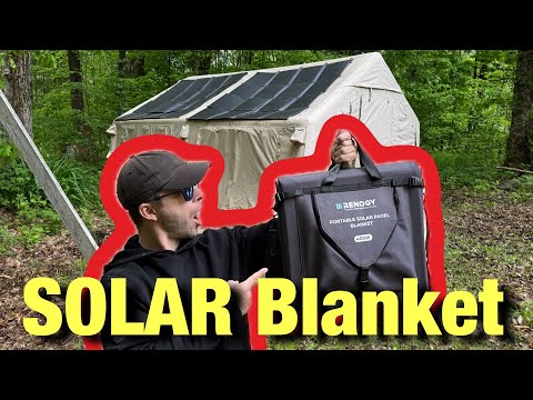 Leichteste und am besten verpackbare 400-W-Solardecke