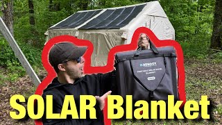 Lightest Most Packable 400W Solar BLANKET