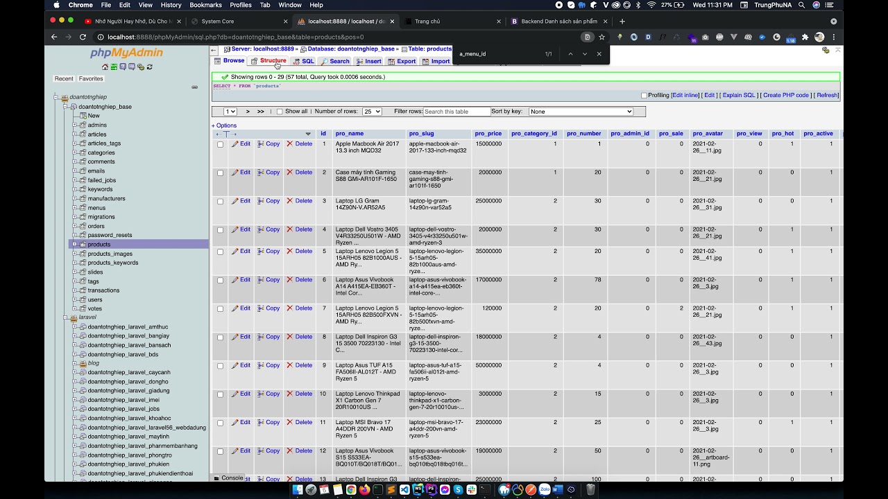 Đồ án tốt nghiệp - Build core website bán hàng bằng laravel 8x - Phần 18