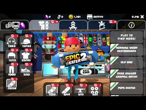 Epic Skater 2 - CREATE-A-SKATER - How to make 'Dude' from Epic Skater (Original)