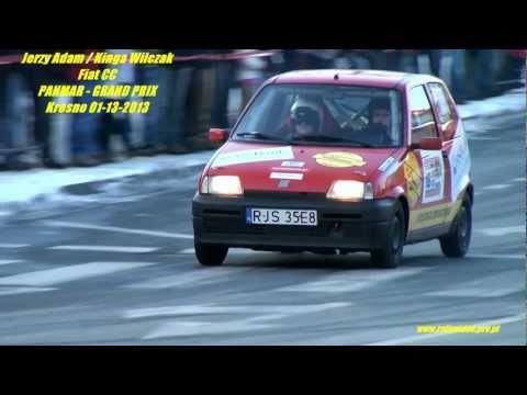 Jerzy Adam / Kinga Wilczak - Fiat CC - PANMAR - GRAND PRIX Krosno 01-13-2013