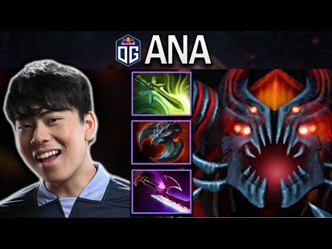 OG.ANA SMURF SHADOW FIEND WITH BUTTERFLY-SILVEREDGE - DOTA 2 7.30 GAMEPLAY