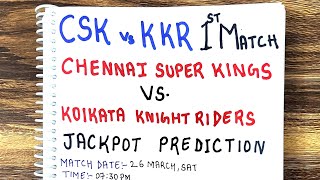 chennai vs Kolkata IPL 2022 1st match Prediction | csk vs kkr playing11 | csk vs kol dream11 team