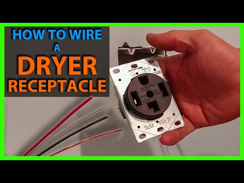 How To Wire a Dryer Outlet or Receptacle - Materials Needed for Dryer Wiring