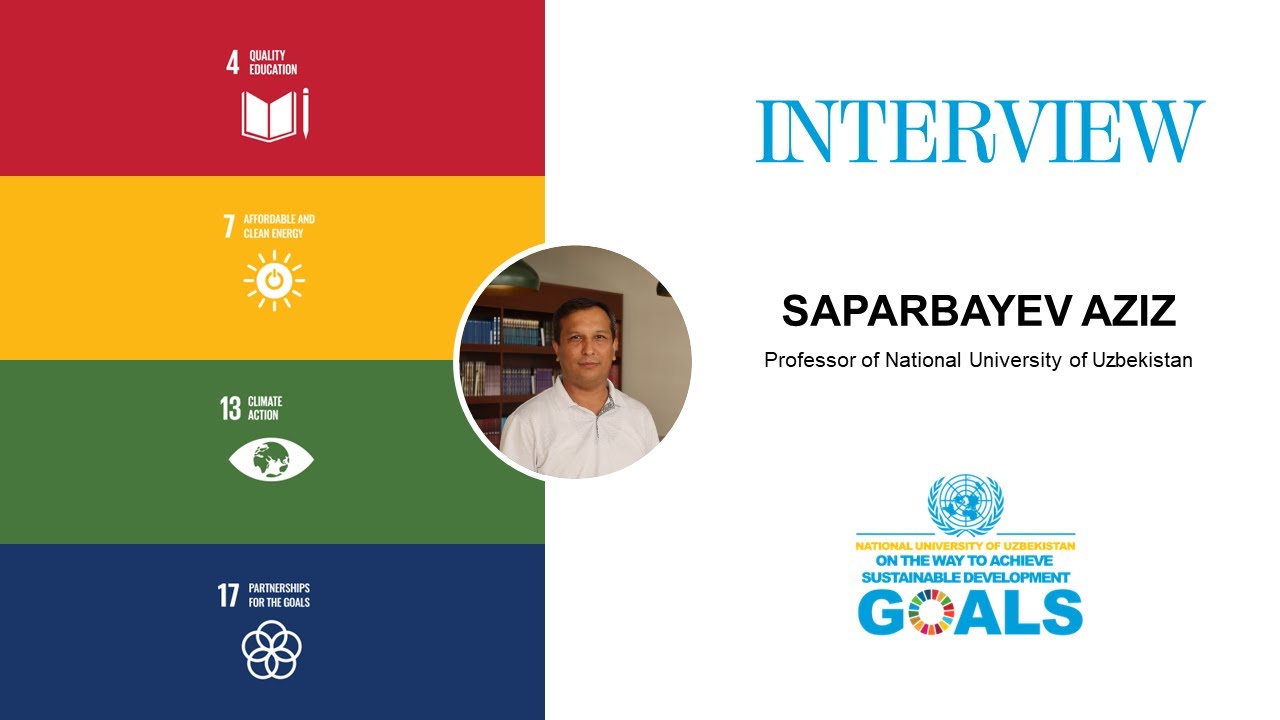 Saparbayev Aziz - Problems and development prospects of transparent polymer solar cells | SDGs