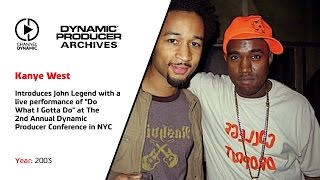 Kanye West Presents John Legend In 2003: &quot;Do What I Gotta Do&quot; Live Performance