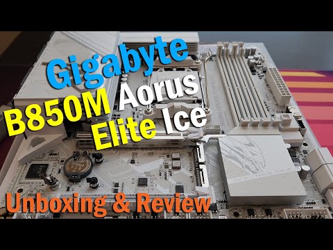 Gigabyte B850M AORUS Elite ICE Motherboard | Unboxing, Build Installation, and Review