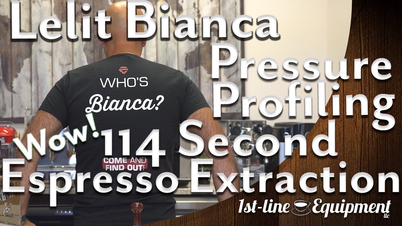Lelit Bianca Pressure Profiling Wow! 114 Second Espresso Extraction