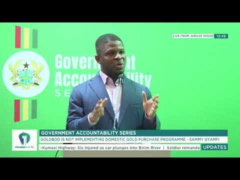 Channel One TV LIVE: GoldBod in Focus | CEO Sammy Gyamfi Addresses the Nation