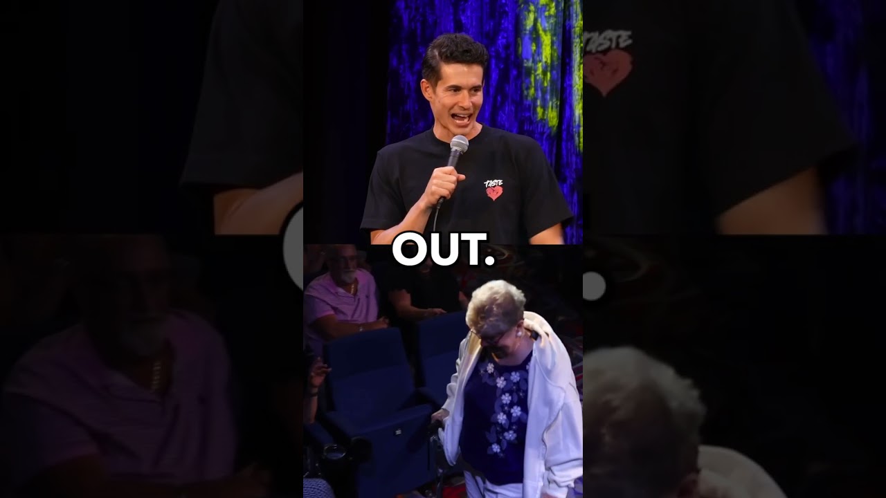 73 year old HECKLER! 😳 #standupcomedy