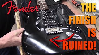Eastwood RS II and US Strat Ruined by Stickers!