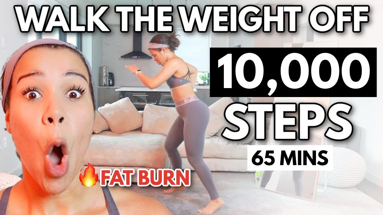 10000 Step FAST Walking Workout | 1 Hour Fat Burning Endurance - YouTube