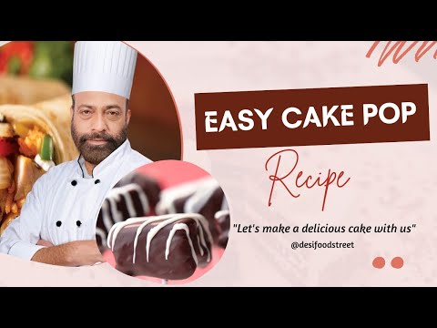 Step-by-Step cake pop stick Recipe🍡📋 #CakePops #Baking #CakePopRecipe #viralvideo #desifoodstreet